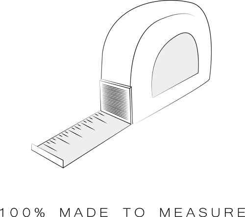 100% MADE TO MEASURE